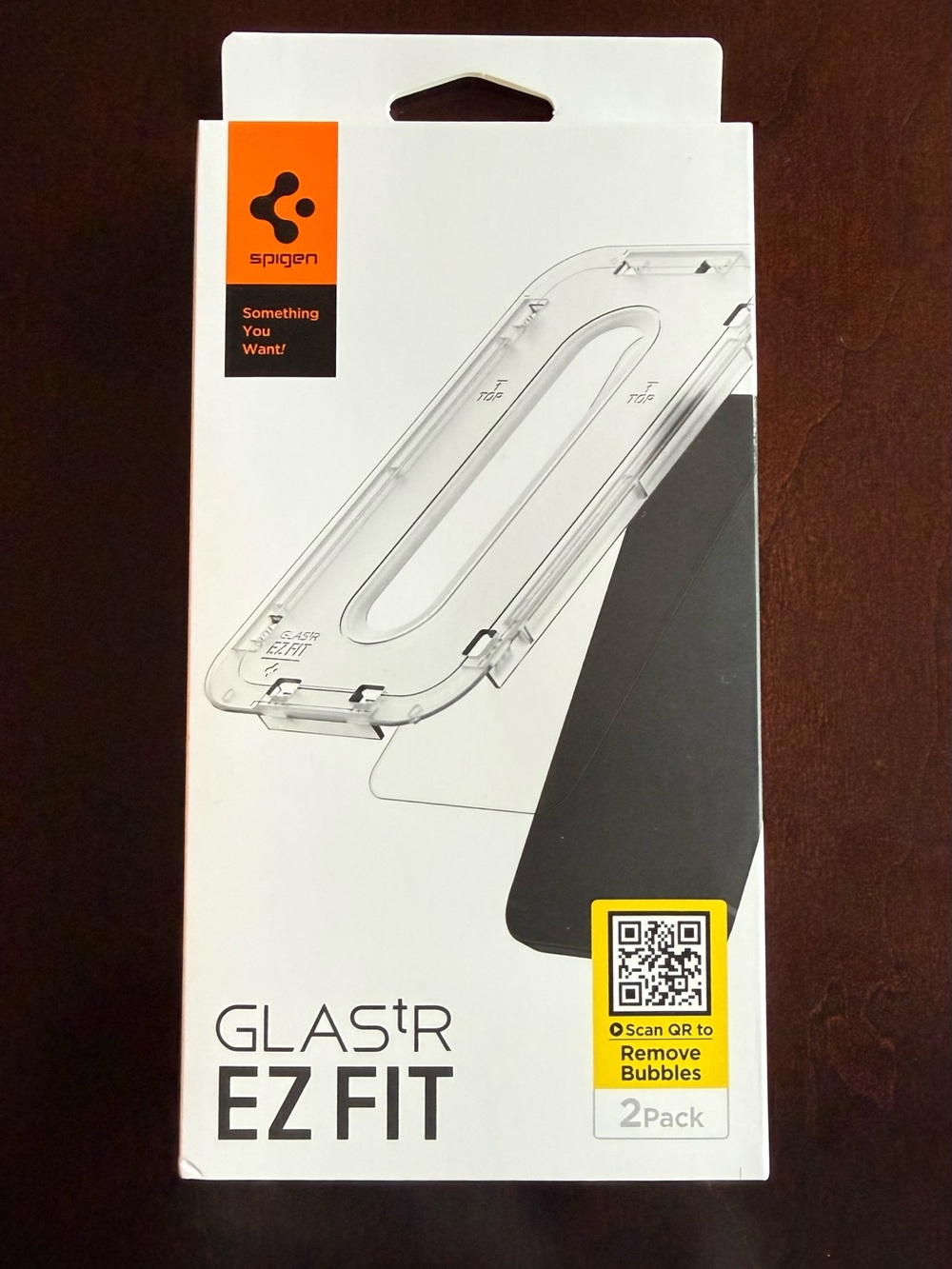 Spigen GLAS.tR EZ Fit Screen Protector - iPhone 15 Pro Max  -  NEW UNOPENED
